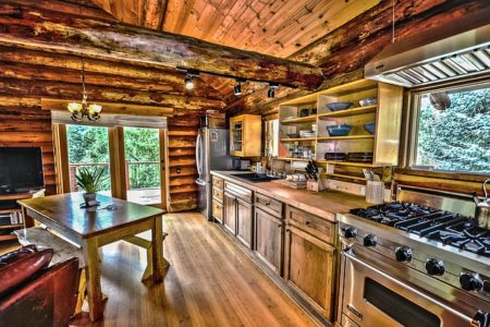country house kitchen free standing oven kitchen